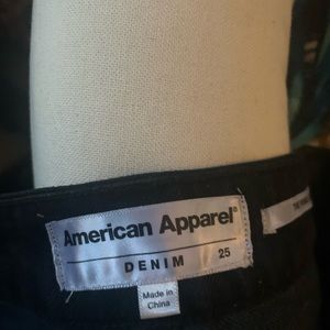 High waisted skinny jeans